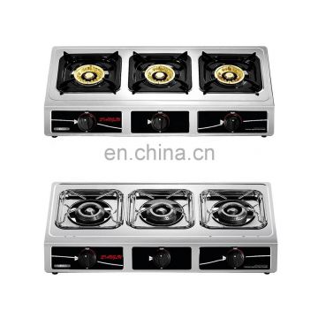 stainless steel table gas stove,household gas burner cooker