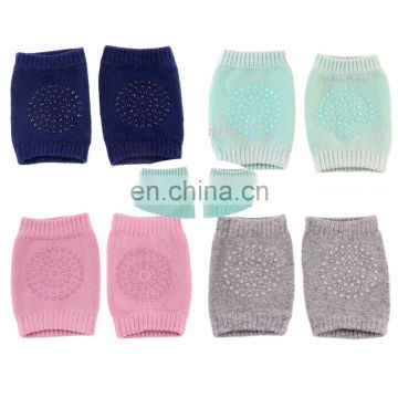 Non-slip dispensing baby cotton leg warmers children baby knee pads for crawling