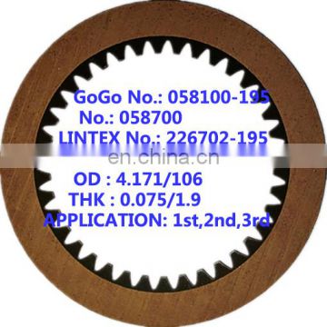 Transmission Friction Plate Kit ForHONDA 3 SPEED SPCA SMMA CIVIC 5 SPEED 226702-195/226704-190/226706-190