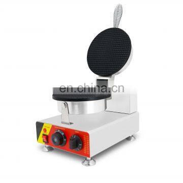 Stainless steel single rotary cake machine electric waffle baker holding