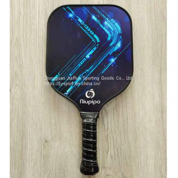 China OEM factory custom logo pickle paddle PP core with carbon gaphite face racket