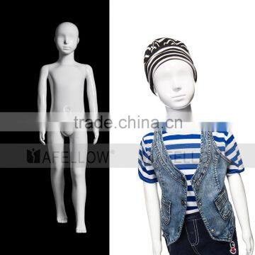 Plastic Children Mannequin,Glossy White Abstract Manikin, Cheap White Model YKK02