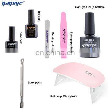 2020 Newest Trend Design Kit Cat Eye Gel Set Gel Polish With Base and Top Coat With OEM ODM photo-4