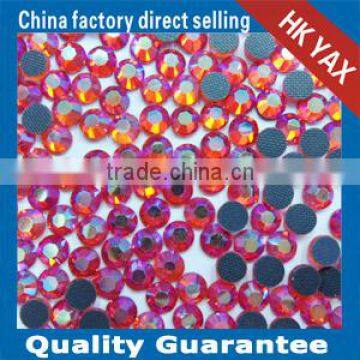 YAX siam AB china AAA quality hot fix stone;stone hot fix crystal china supplier;wholesale price crystal hot fix stone