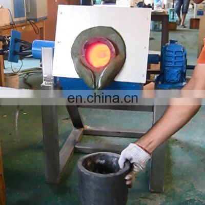 5kg small induction melting furnace to melt copper for sale