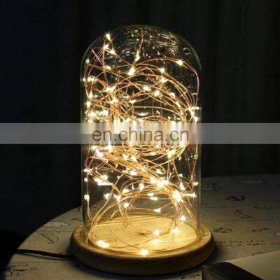 IP65 2020 Amazon USB Battery Box New Fairy Music Christmas LED Copper Holiday String Lights With Remote Control photo-5