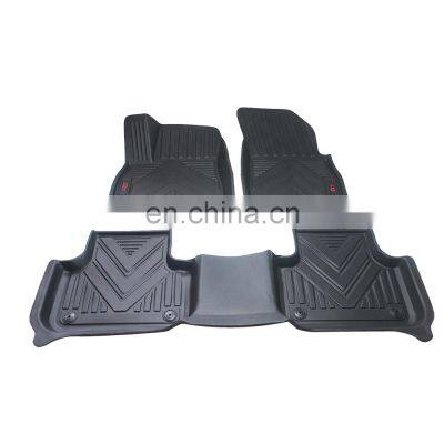 TPE Waterproof Car Floor Mats for Audi Q7    Rubber Non-skid All weather full set car mats carpet