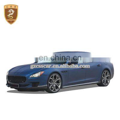 Novitec Style Car Side Skirts Front Lip Diffuser Body Kit For Maserati Quattroporte Carbon Fiber Materials