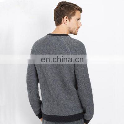 Wholesale OEM Custom New Design Cashmere Pullover Mens Sweater photo-2