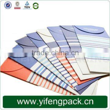 The Various printed paper envelope size made in china