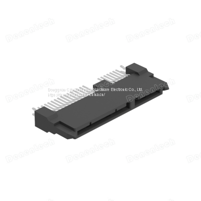Denentech SATA 7+15P Female H14.15mm Straight Dip Connector photo-4