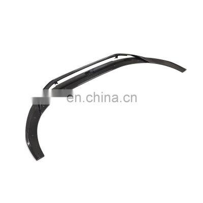 Carbon Fiber S4 Front Bumper Lip for Audi S4 B9 Type 8W A4 Sline Sport Sedan 2020 2021 2pcs/set photo-5