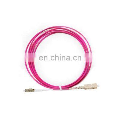 SC LC Simplex OM4 50/125  Fiber Optic Patch cord Fiber Jumper sc to lc patch cord