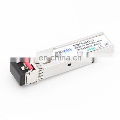 1.25G CWDM SFP 40km 1270-1610nm SMF LC Dual DDMI transceiver modules