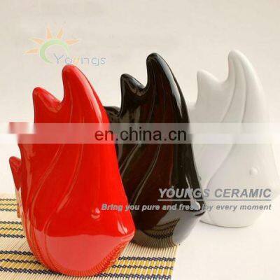 China modern ceramic fish figurine sculpture for house decoration