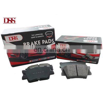 auto brake pad back plate  semi metal car brake pad set D1212 disc brake pad  for Ford