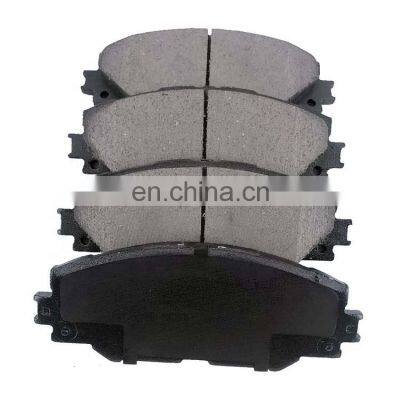 Japanese auto spare parts rubber woven shim carbon ceramic brake pads for Toyota cars