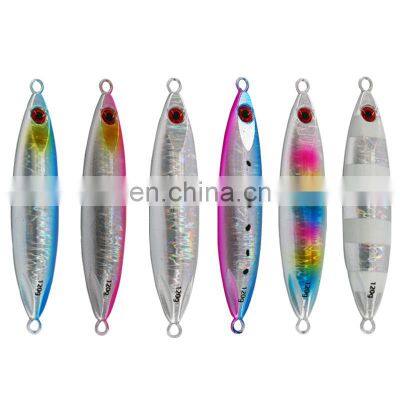 2021 New design 80g 100g 120g artificial bait metal fishing lure jigging lures jig