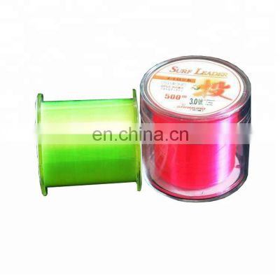 Hot Sell!! Fishing Line 500m Monofilament Strong Quality Color Nylon Fishing Lines