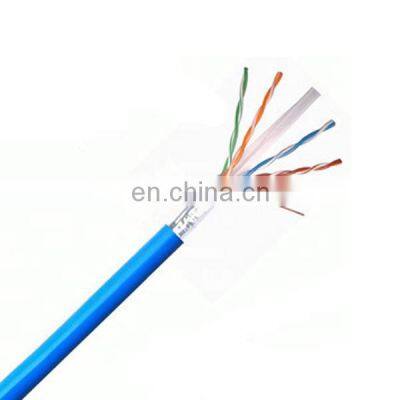 0.5mm 24AWG CCA CAT6 FTP Outdoor Lan Cable With Single Jacket