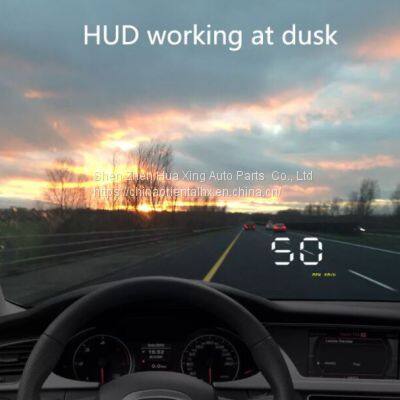 3.5 Inch Head Up Obd2 Car Hud Display With Car Overspeed Alarm photo-3