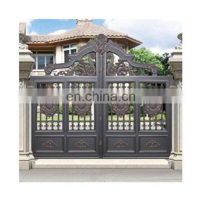 Residential Garden Fencing Trellis Wrought Iron Main Gates Optional Designs Electric Sliding Driveway Gates