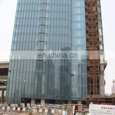 High quality  aluminum glass curtain wall exterior building cladding