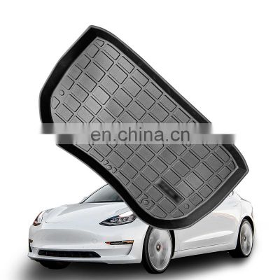 TPE All-weather Waterproof And Wearable Pad Car Front Trunk Mat For Tesla Model 3 2020