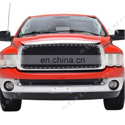2002 - 2005 Black Front Wire Mesh Pickup Grills For Dodge Ram 1500 2500 3500 Grill Accessories photo-5
