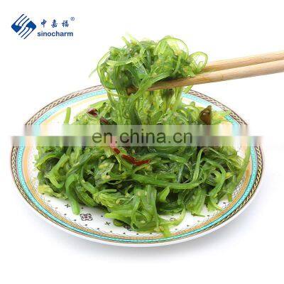 Sinocharm BRC-A approved IQF Wakame Seaweed Salad Frozen Seaweed Salad