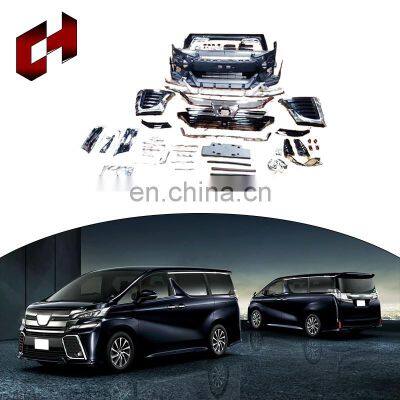 CH Factory Direct Pp Plastic Car Grills Roof Spoiler Stop Light Car Conversion Kit For Toyota Vellfire 2015-2018 to 2019-2020