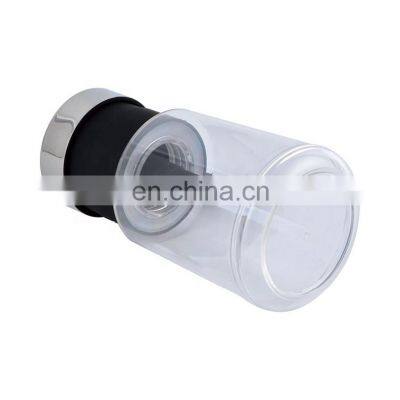 Factory Made 500Ml Black Pet Pump Bottle Pet Plastic Rose Gold 8 Oz Glass Lotion Bottle With Abs Lotion Pump 33 Mm photo-3