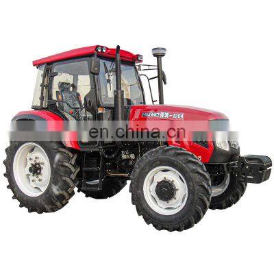 Good Selling China TD chassis 120hp tractor with bucket farm tractor