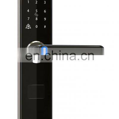 TUYA APP Smart Fingerprint Door Lock Electronic Biometric Password Hotels Smart Door Lock Manufacturer photo-4