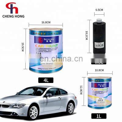 Car Lacquer Acrylic Colorful Metallic Paints Yellow Phase Green 2K Top Coat Color Car Paint photo-4