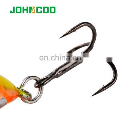 JOHNCOO Hard Lures Crank Hard Bait Fishing 55MM 4.7G Plastic Colorful Hard Lure Crank Bait Lure