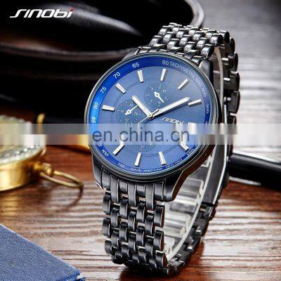 SINOBI Couple Romantic Hand Watch Small Three Needle Watch for Valentine Gift Classic China Wristwatch S9268G-D