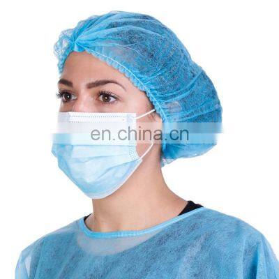 3ply Surgical Facemask Filter Melt-blown Fabric Protective Disposable Medical Face Mask photo-2