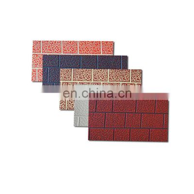 Factory decorative 16mm insulated pu sandwich panel carved metal insulation board