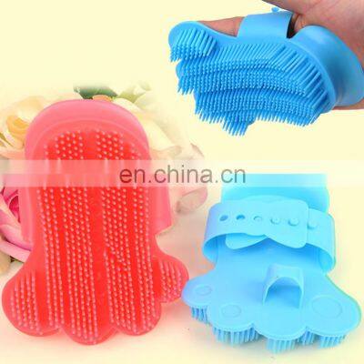 Pet Hair Grooming Glove/brush for Cat/dog /horse Bristles Gloves photo-3