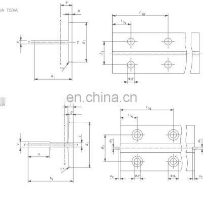 Direct Factory Price T45/A T50/A Cold Drawn Elevator Guide Rail Price photo-4
