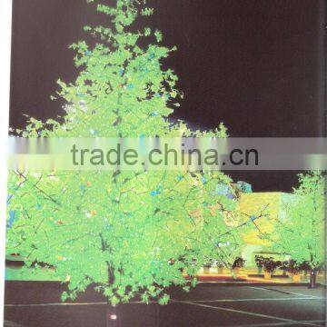 LED lighted willow christmas tree, Outdoor led lighted christmas trees