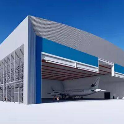 Customized Steel Structure Hangar Fabricated Shed photo-2