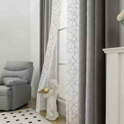 High Quality Factory Luxury Silk Curtains For Sophisticated Bedroom And Living Room Decor photo-4