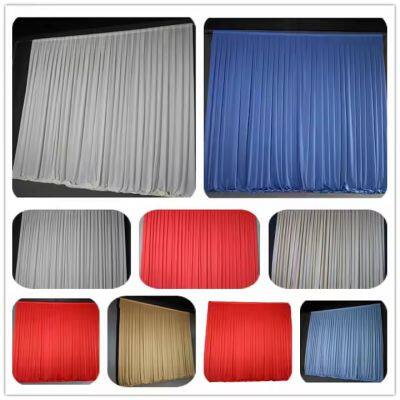 High Quality Meeting Room Fabric Curtain Gauze Back Drape Ceiling Curtains For Wedding Event Party Decoration photo-3