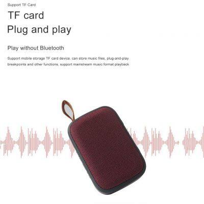 Custom Premium Bluetooth Speaker Outdoor FM TF Card U Disk Audio Creative Portable Mini Subwoofer Gift Wireless Fabric Speaker