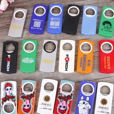 Factory Wholesale Direct Sales Card Type Metal Plastic Bottle Beer Opener Low Price