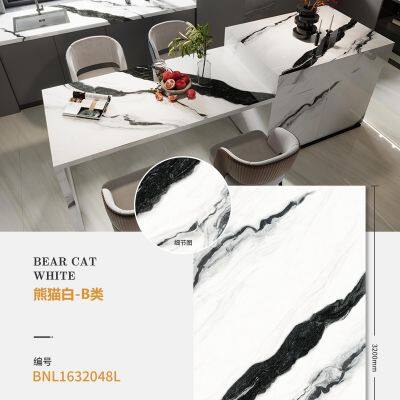 Panda white sintered stone fullbbody 3600*1200*20 sintered stone big slabs