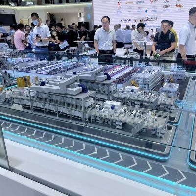 Manufacturer of Sand Table Model for Battery Production Line