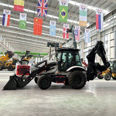 CE Standard HZM 799 Luxury Backhoe Loader Compact and Powerful Loader for Construction and Farming